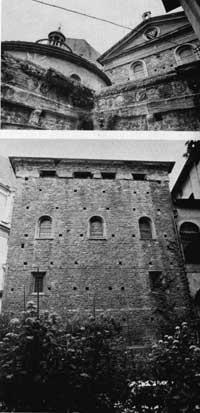 O exterior da sacristia